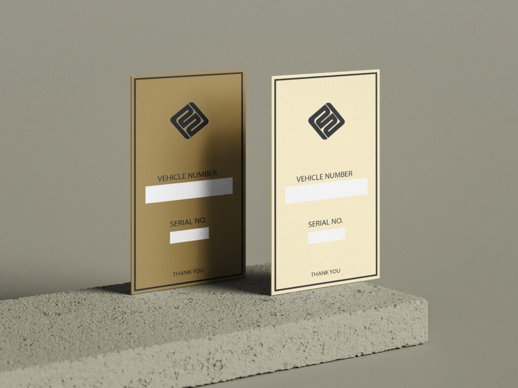 Valet Card